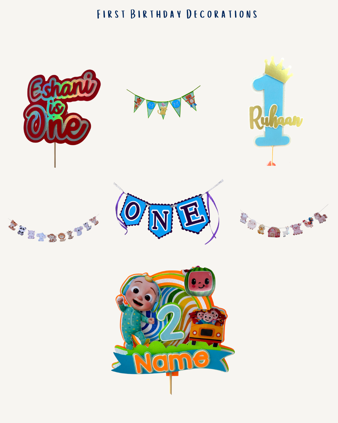 First Birthday Decorations