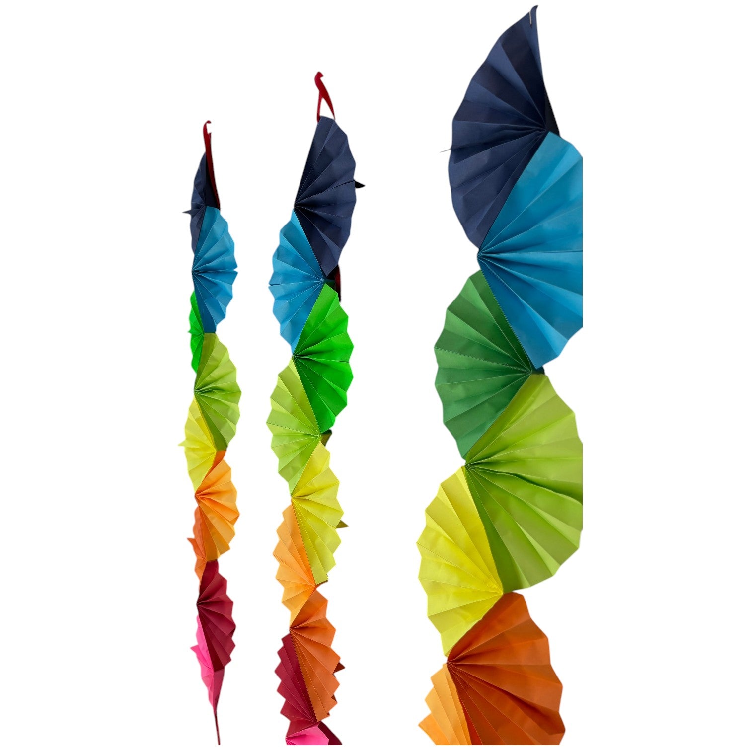 Colorwave Garland — Paper Fan Wall Hanging