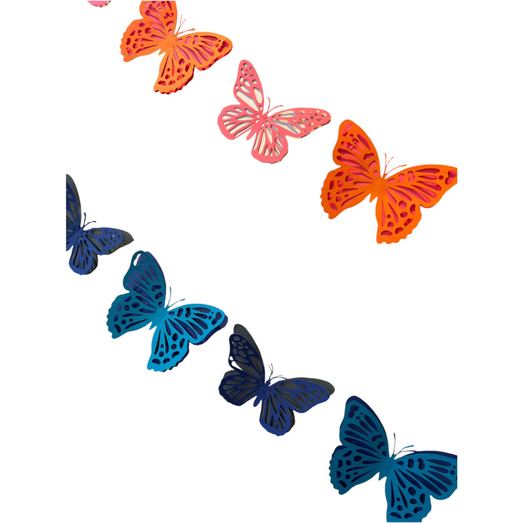 Butterfly Garland — Paper Butterfly Wall Hanging