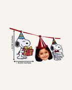 Custom Face Photo Birthday Garland - Personalised Milestone Garland