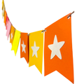 Star Bunting — Paper Flag Banner