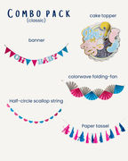 Oh Baby Shower Combo — Godh Bharai & Baby Welcome Decoration Set