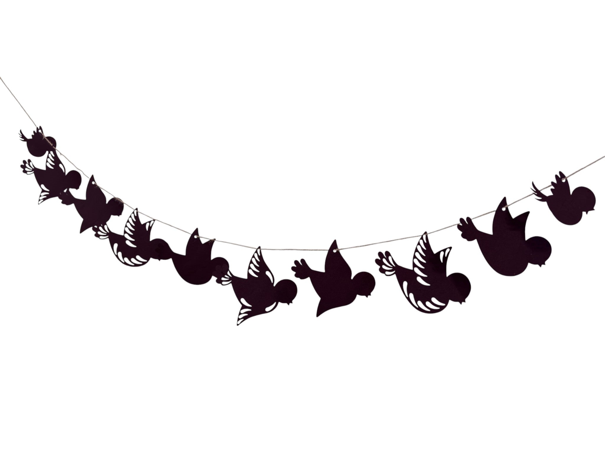 Bird Silhouette Garland — Paper Dove Bunting