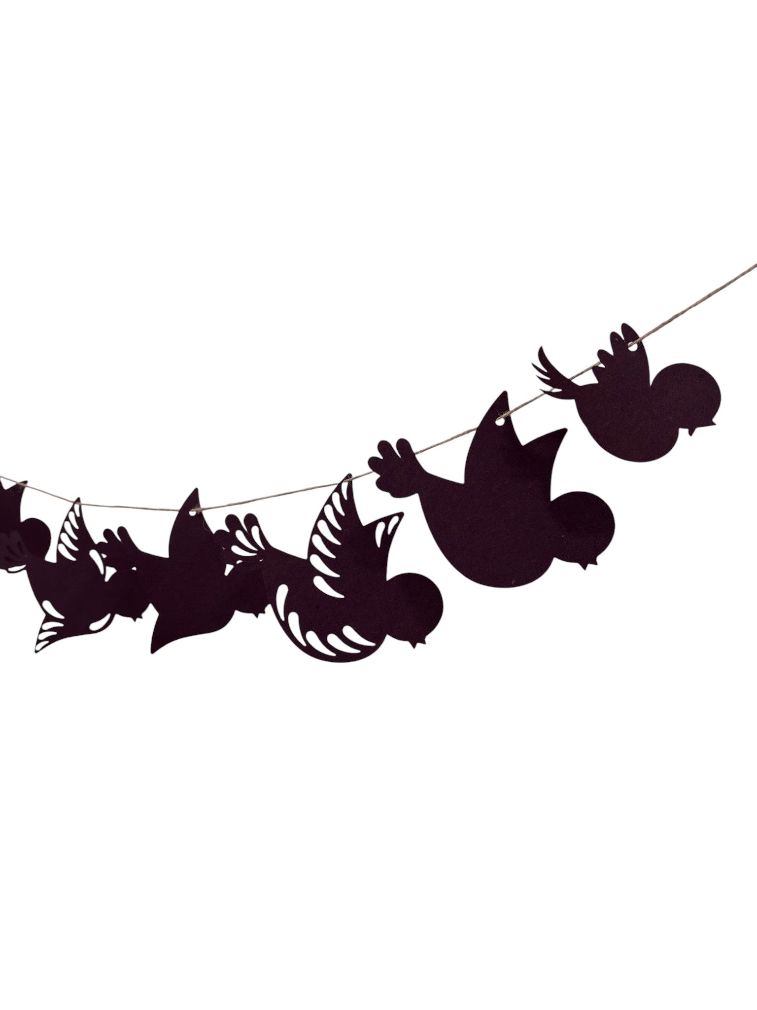 Bird Silhouette Garland — Paper Dove Bunting