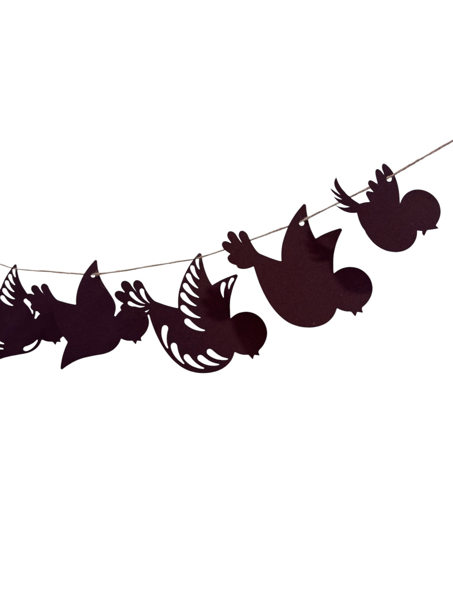 Bird Silhouette Garland — Paper Dove Bunting