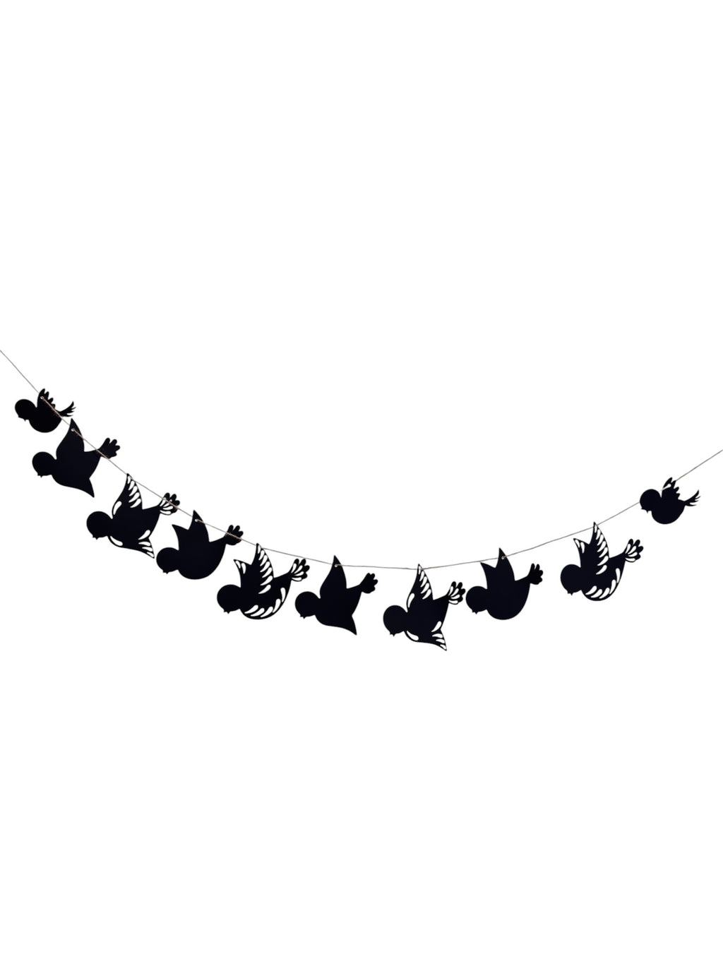 Bird Silhouette Garland — Paper Dove Bunting