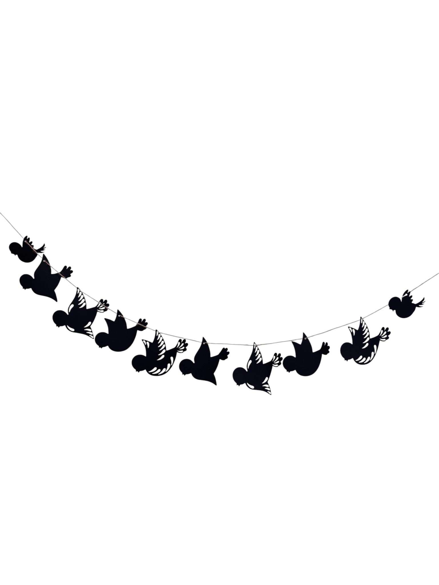 Bird Silhouette Garland — Paper Dove Bunting