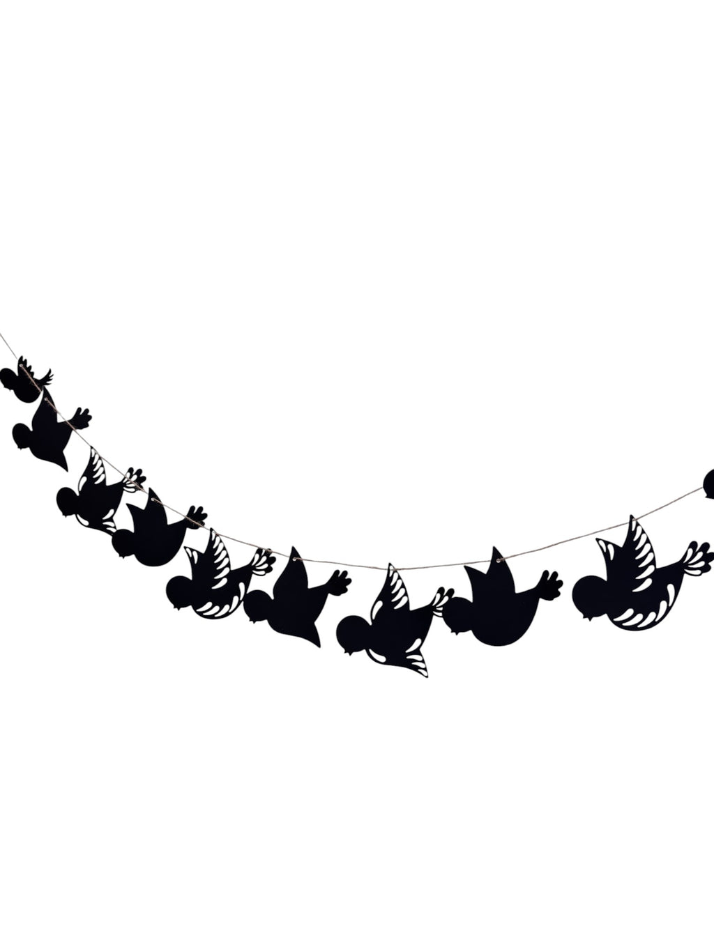 Bird Silhouette Garland — Paper Dove Bunting