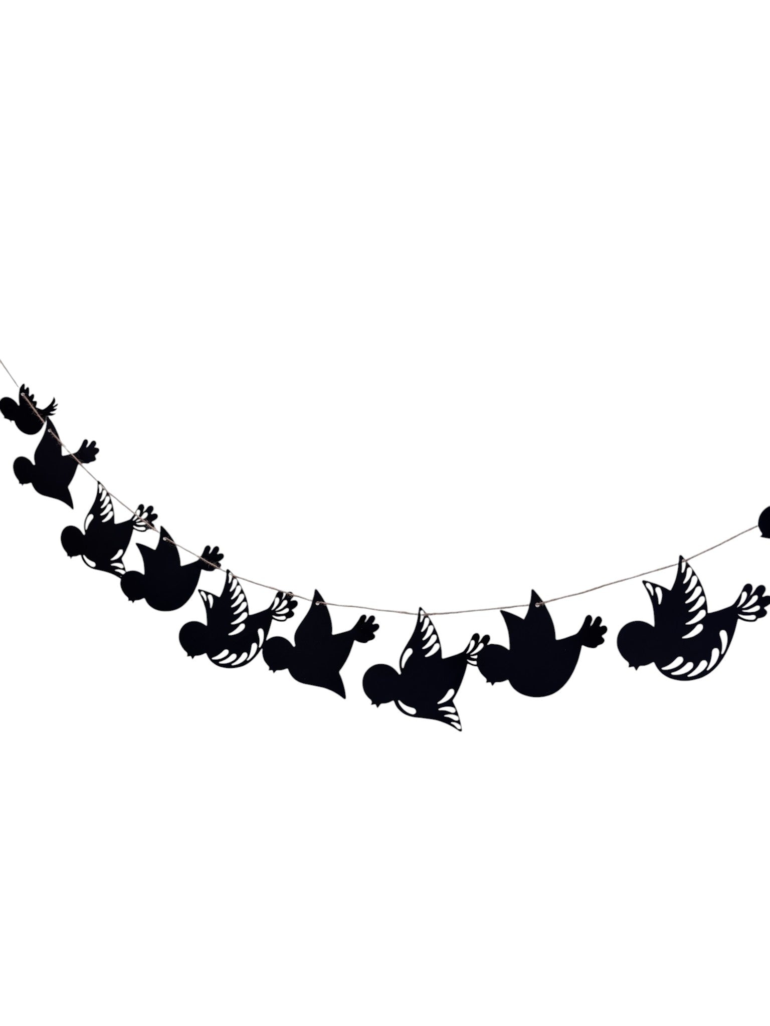 Bird Silhouette Garland — Paper Dove Bunting