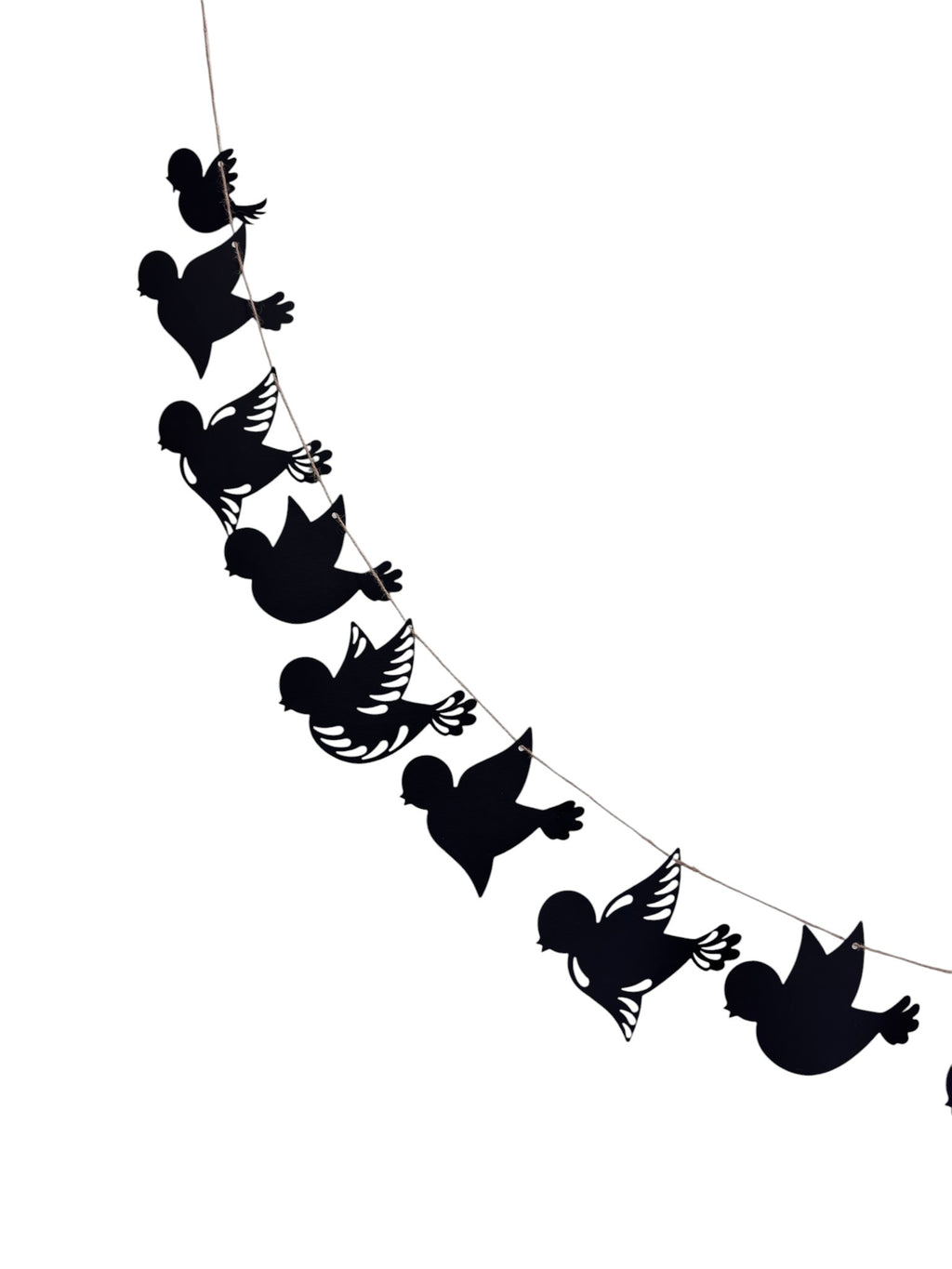 Bird Silhouette Garland — Paper Dove Bunting