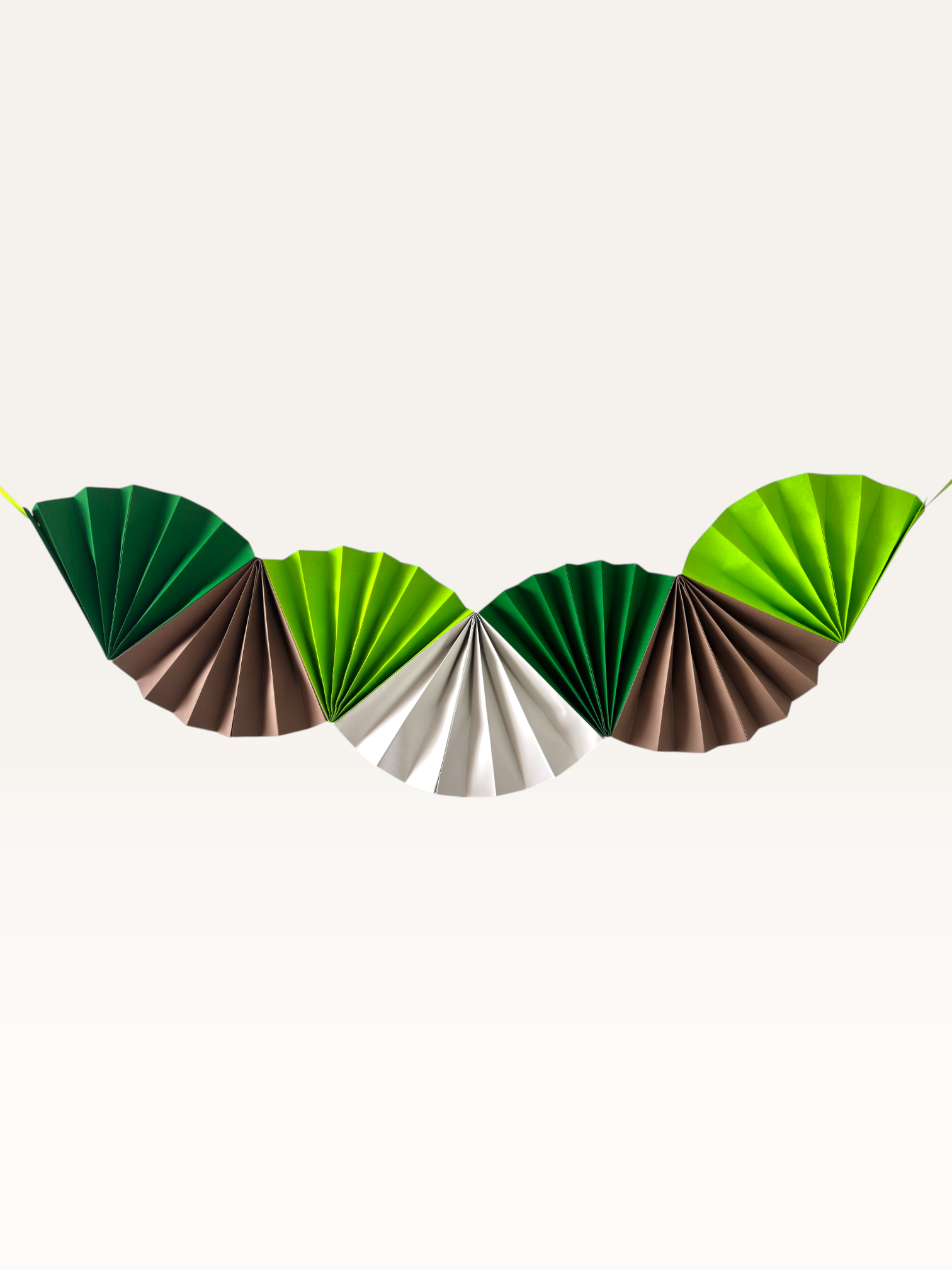 Colorwave Garland — Paper Fan Wall Hanging