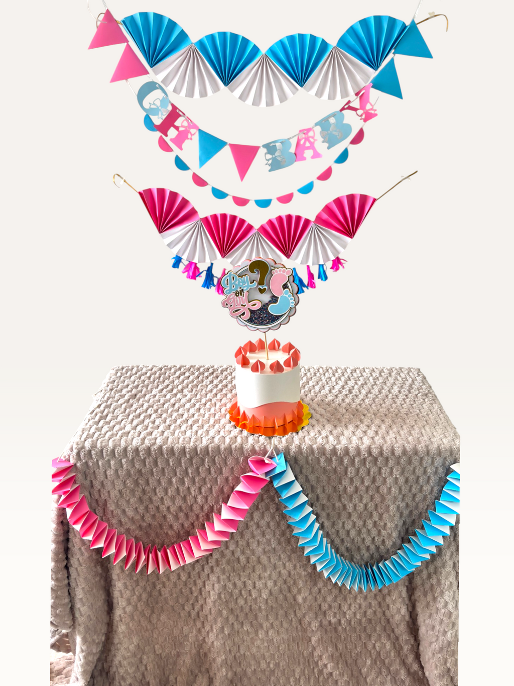 Oh Baby Shower Combo — Godh Bharai & Baby Welcome Decoration Set