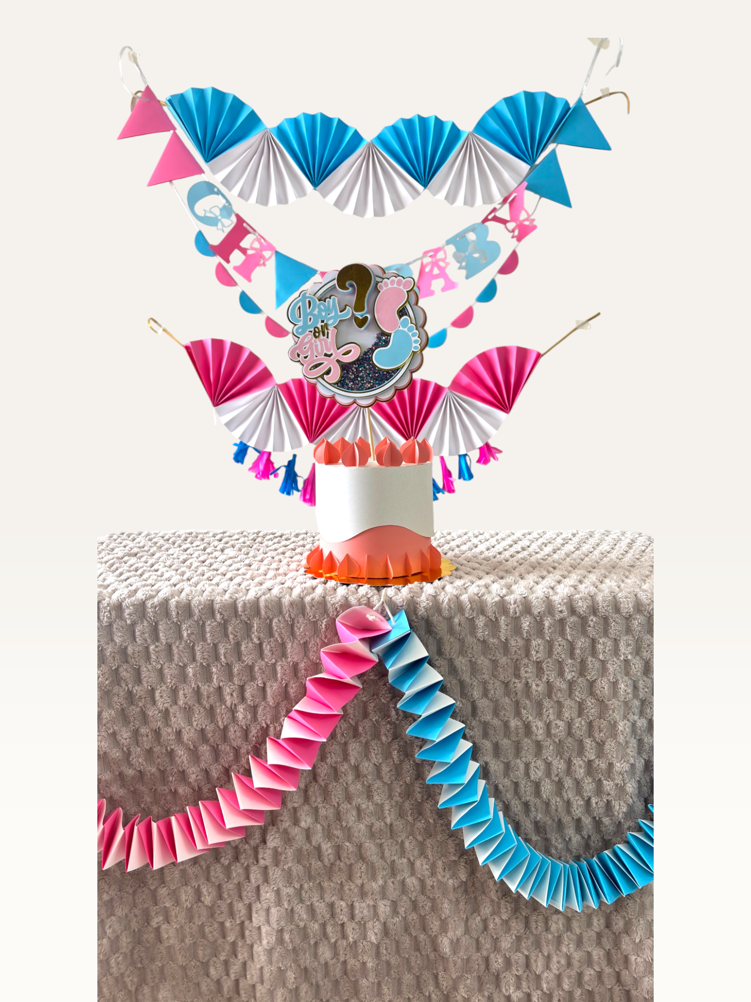 Oh Baby Shower Combo — Godh Bharai & Baby Welcome Decoration Set