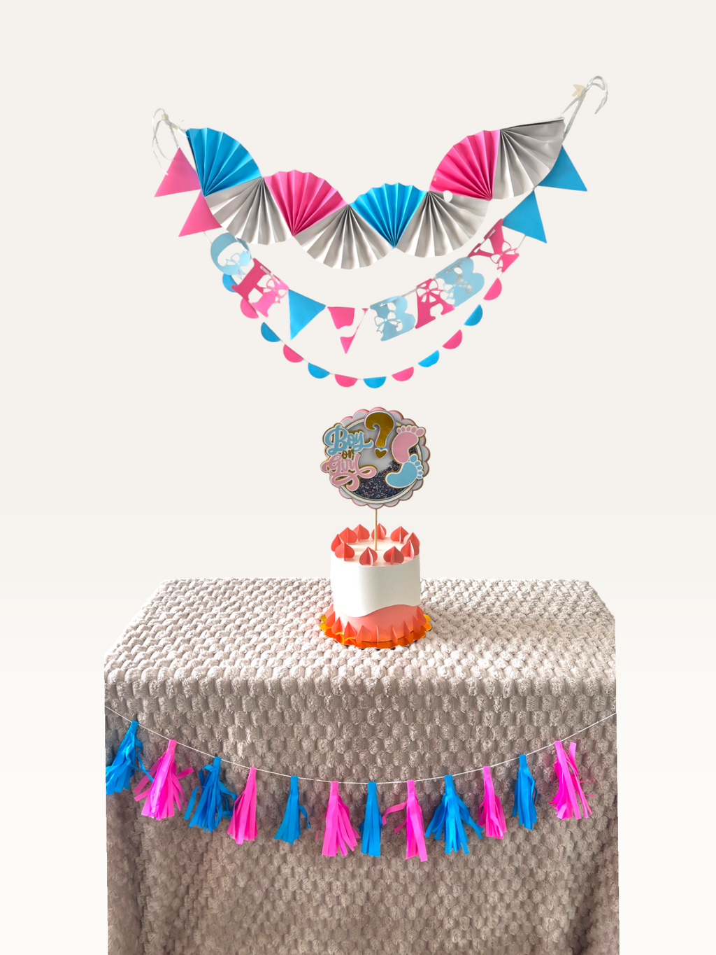 Oh Baby Shower Combo — Godh Bharai & Baby Welcome Decoration Set