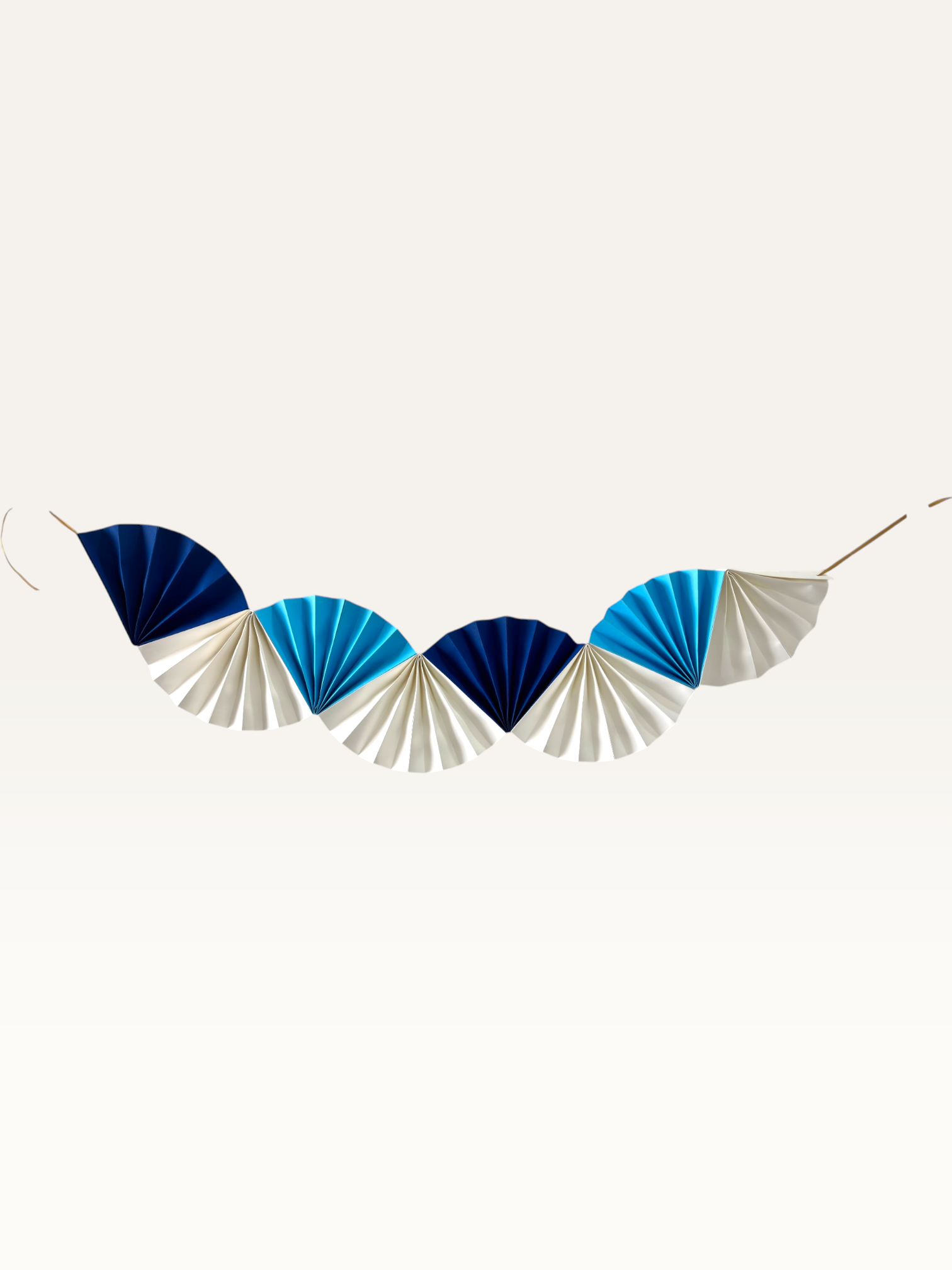 Colorwave Garland — Paper Fan Wall Hanging