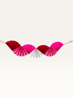 Colorwave Garland — Paper Fan Wall Hanging
