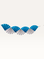 Colorwave Garland — Paper Fan Wall Hanging