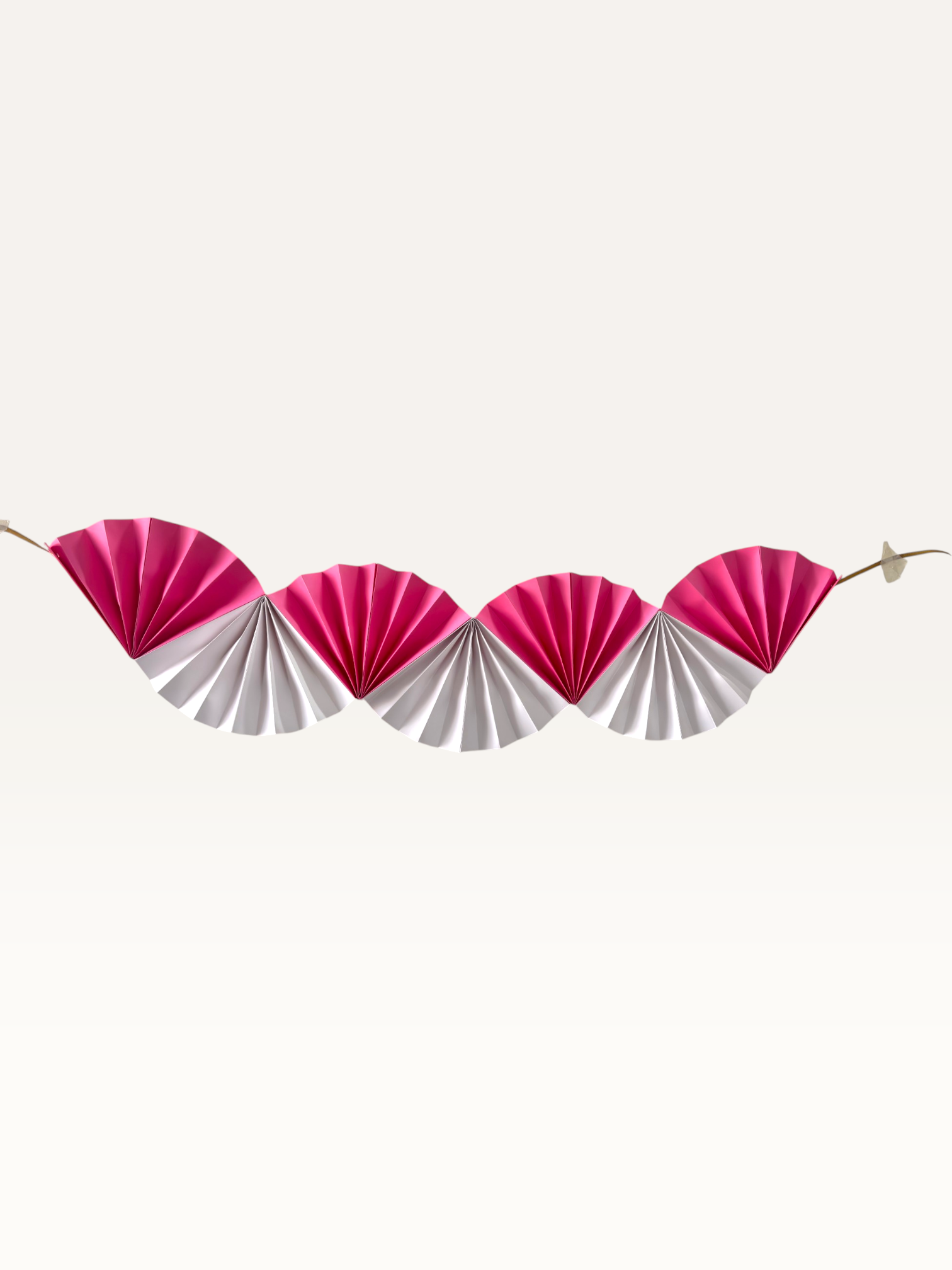 Colorwave Garland — Paper Fan Wall Hanging