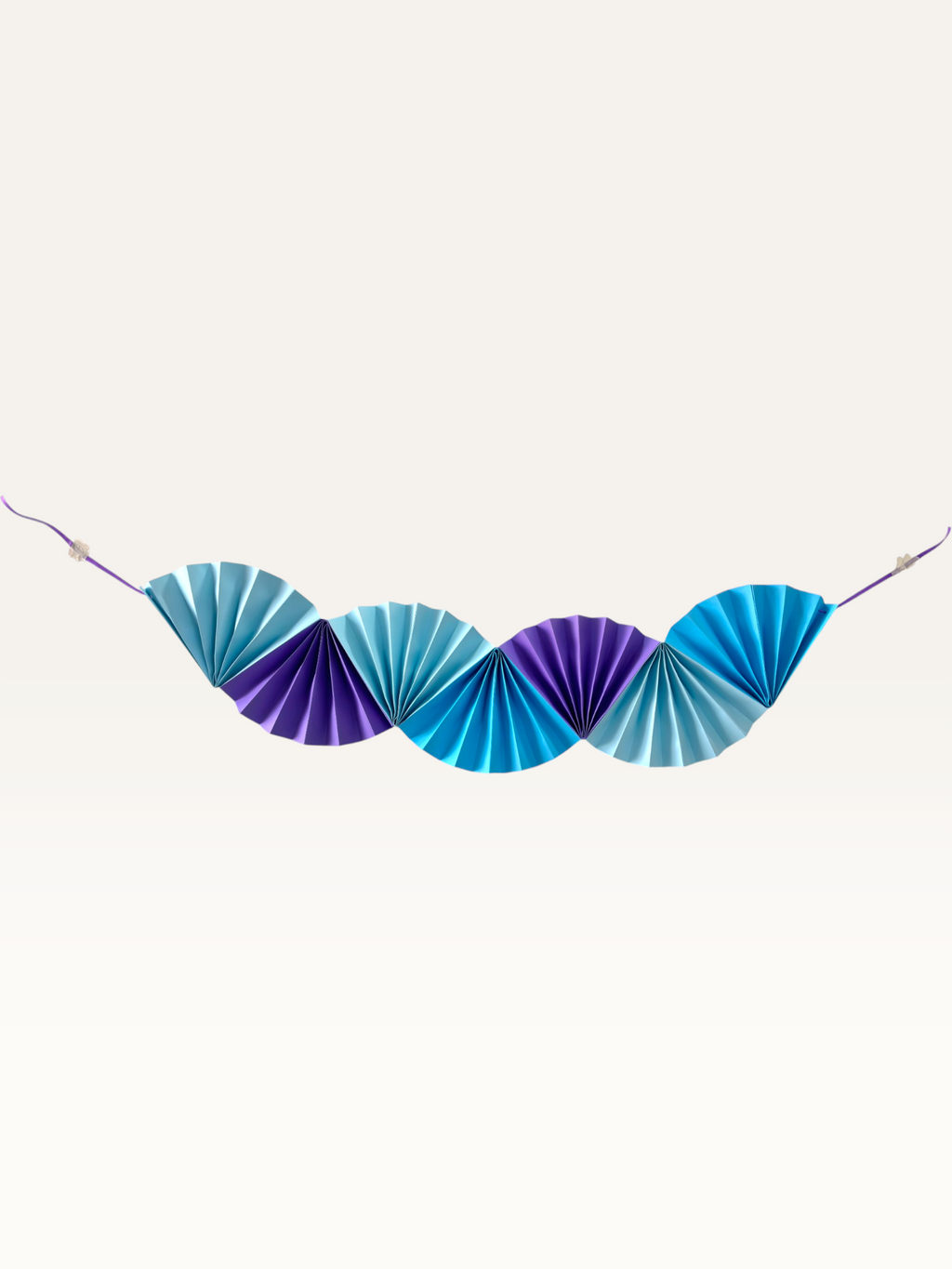 Colorwave Garland — Paper Fan Wall Hanging
