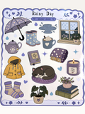 Rainy Day Sticker Sheet
