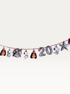 Custom Face Photo Birthday Garland - Personalised Milestone Garland