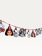 Custom Face Photo Birthday Garland - Personalised Milestone Garland