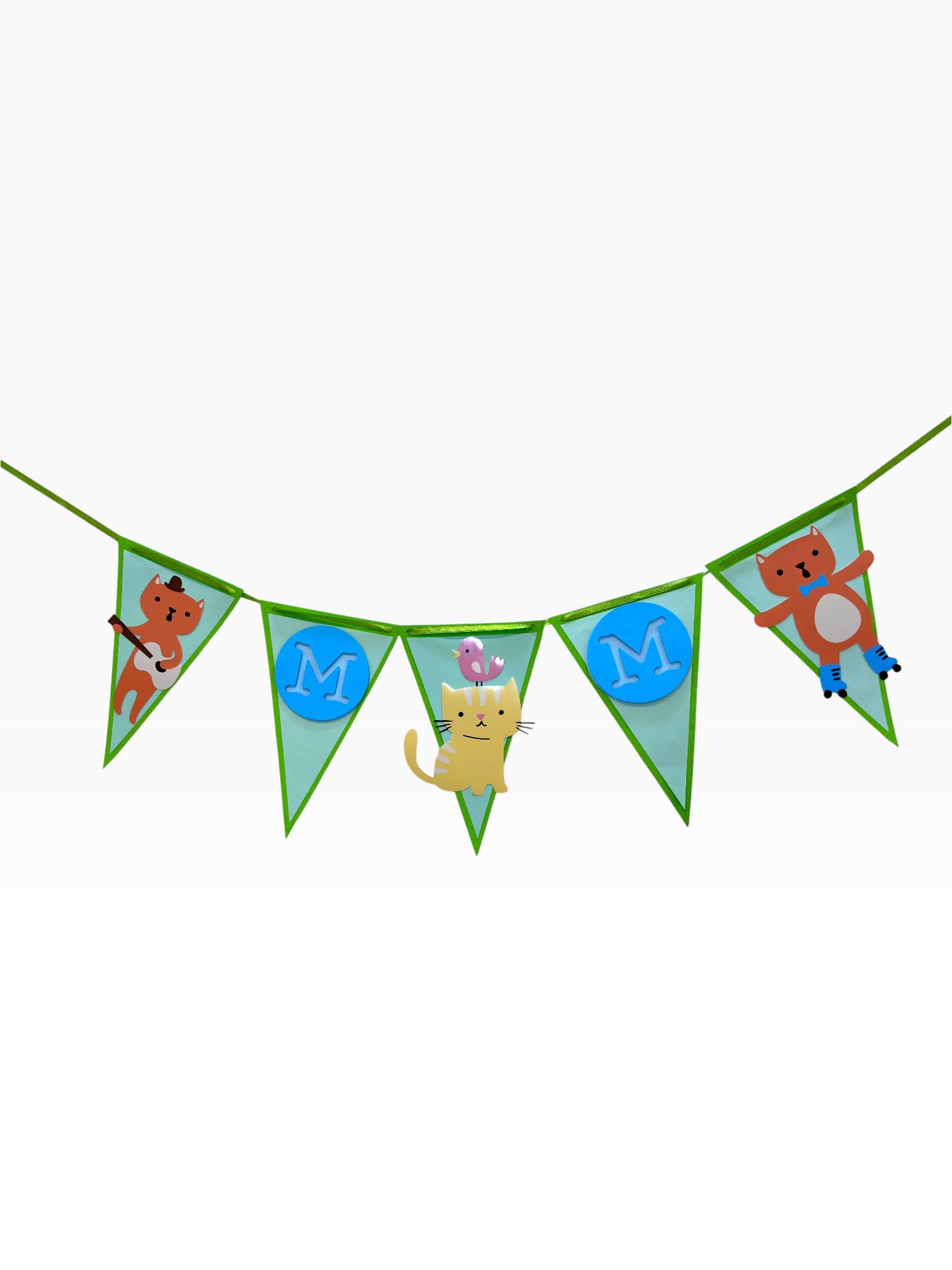 Kitty Name Bunting — Personalised Paper Banner