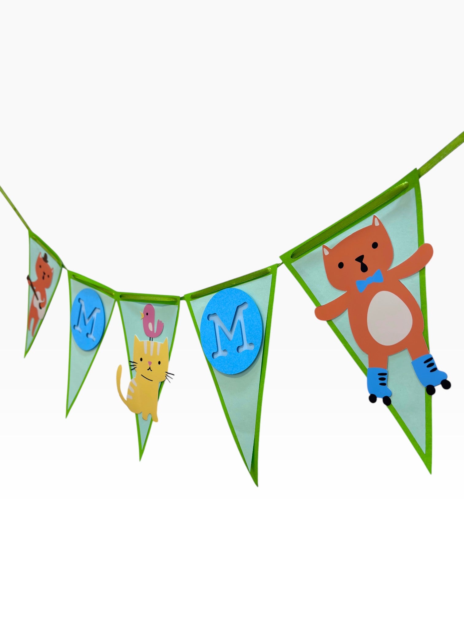 Kitty Name Bunting — Personalised Paper Banner