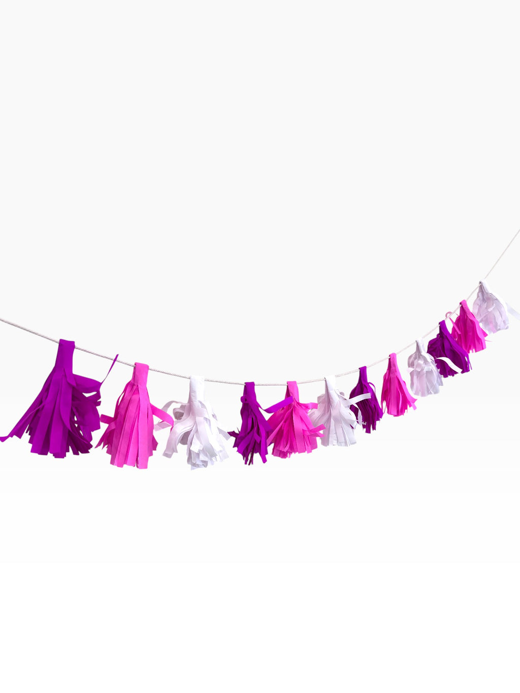 Paper Tassel Garland — Tissue Paper Decor
