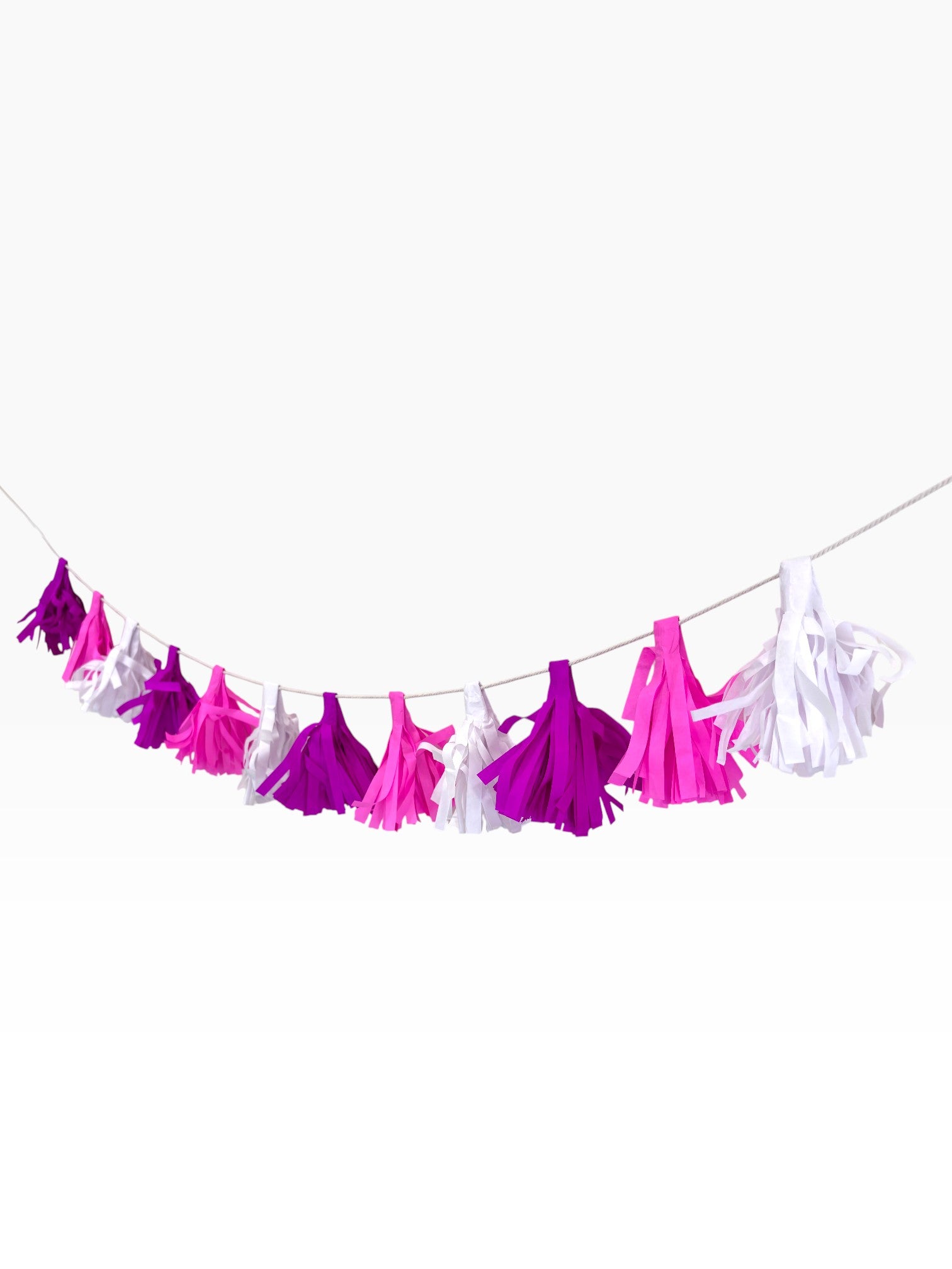 Paper Tassel Garland — Tissue Paper Decor