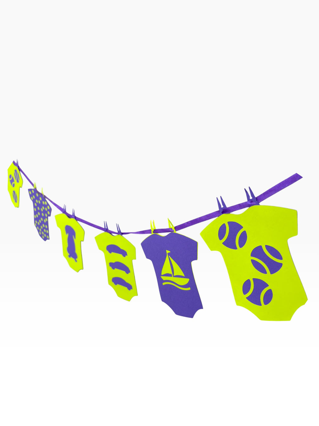 Baby Onesie Garland — Paper Bunting