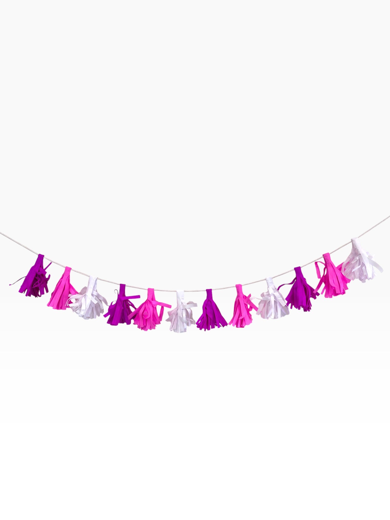 Paper Tassel Garland — Tissue Paper Decor