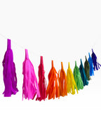 Paper Tassel Garland — Tissue Paper Decor