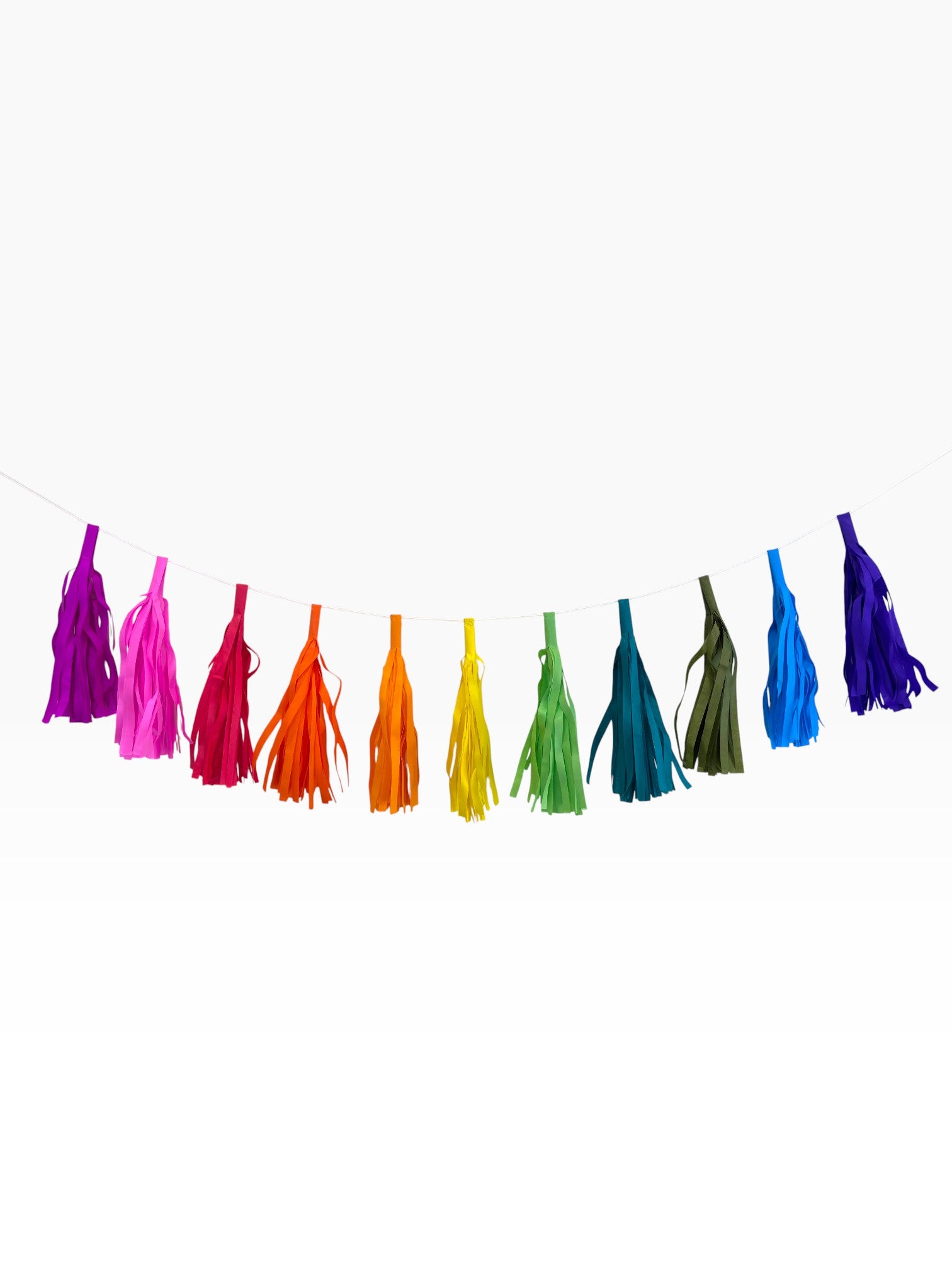 Paper Tassel Garland — Tissue Paper Decor