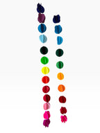 3D Circle Garland — Layered Paper Rainbow Hanging