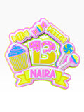 Candy Theme Cake Topper — Personalised Birthday Topper