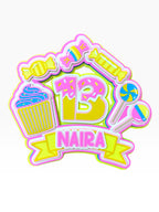 Candy Theme Cake Topper — Personalised Birthday Topper