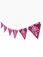 Papel Picado Bunting — Floral Cut-Out Paper Banner