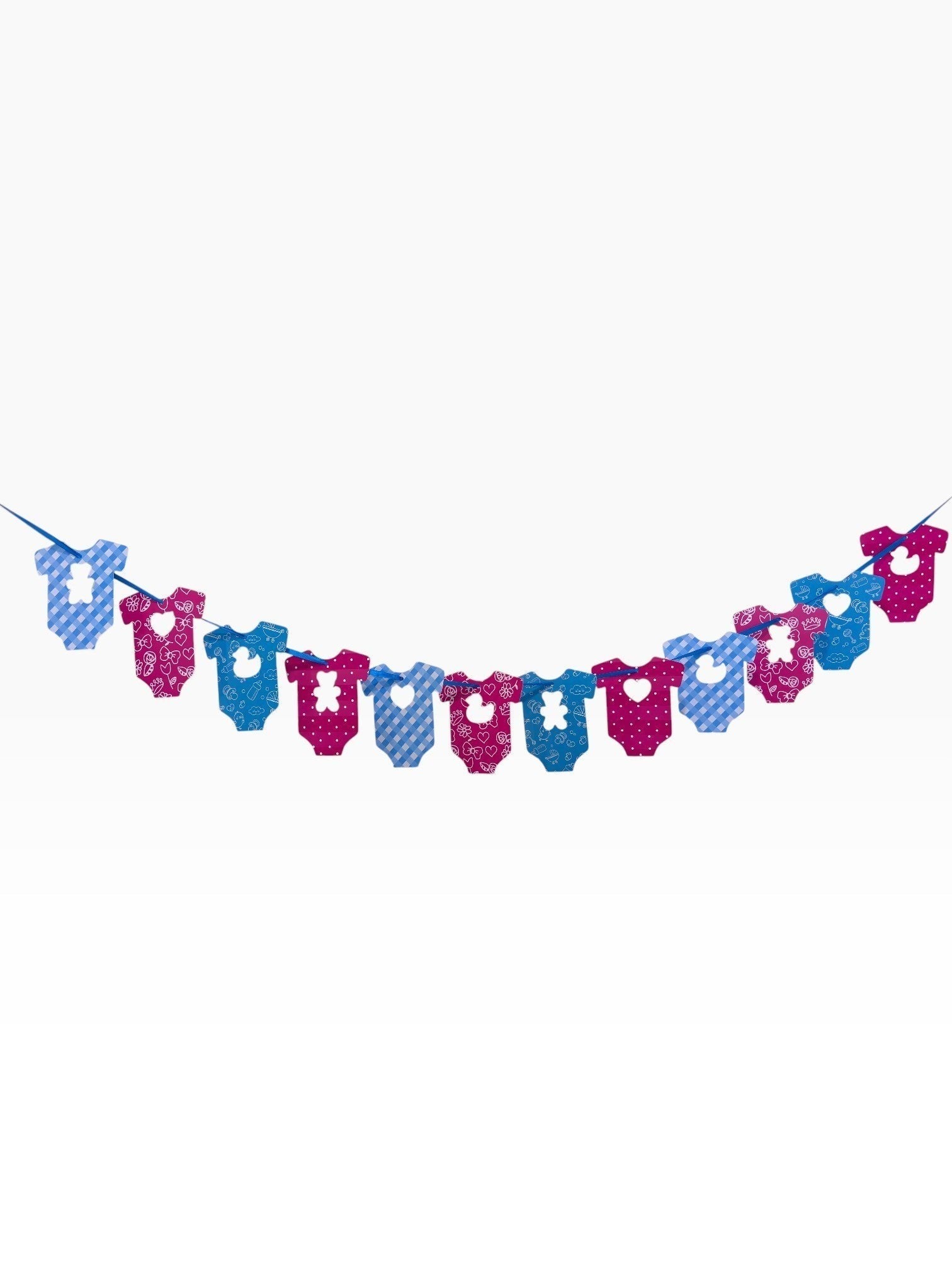 Baby Onesie Bunting — Decorative Paper Flags