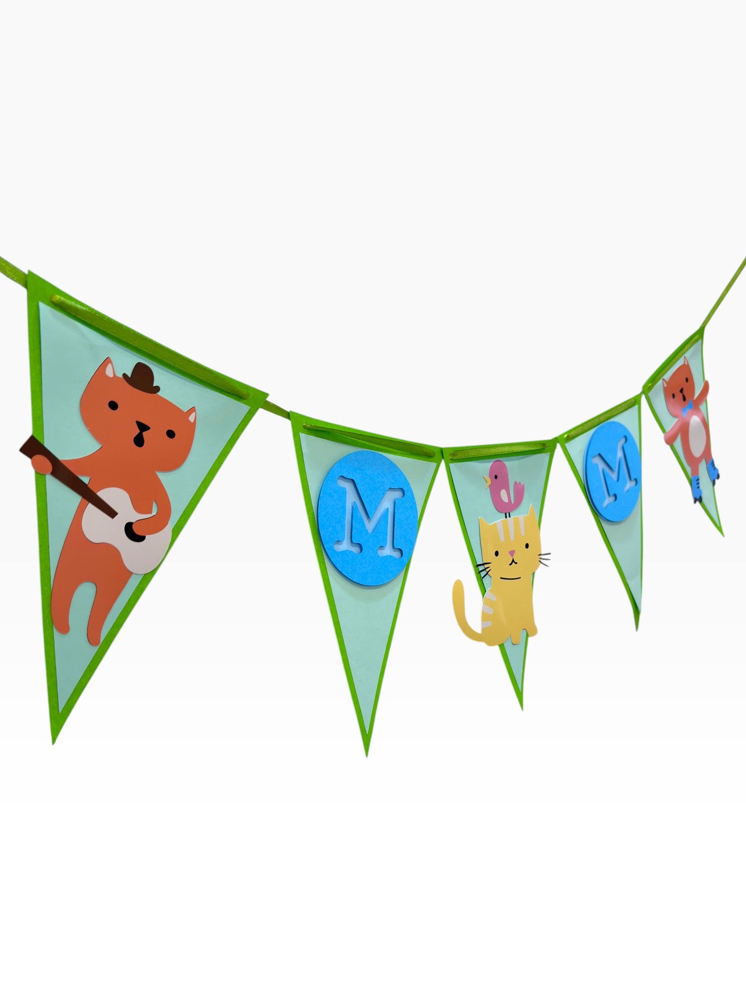 Kitty Name Bunting — Personalised Paper Banner