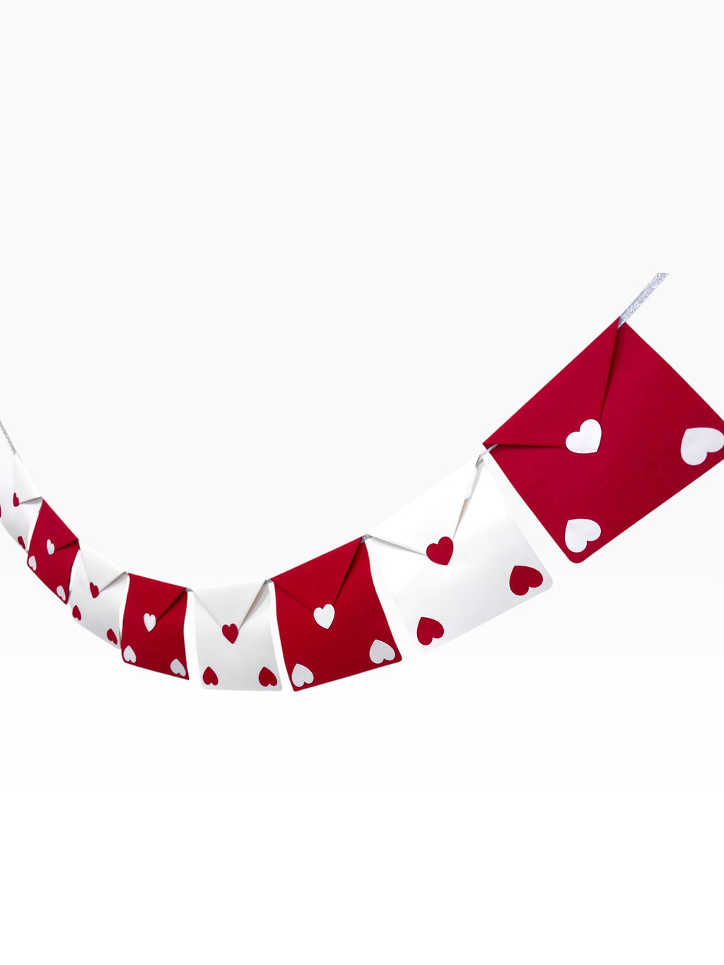 Love Letter Bunting — Envelope Heart Paper Banner