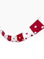 Love Letter Bunting — Envelope Heart Paper Banner