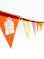 Birthday Pennant Bunting — Cake & Gift Cut-Out Banner