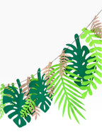 Tropical Leaf Garland — Layered Paper Bunting