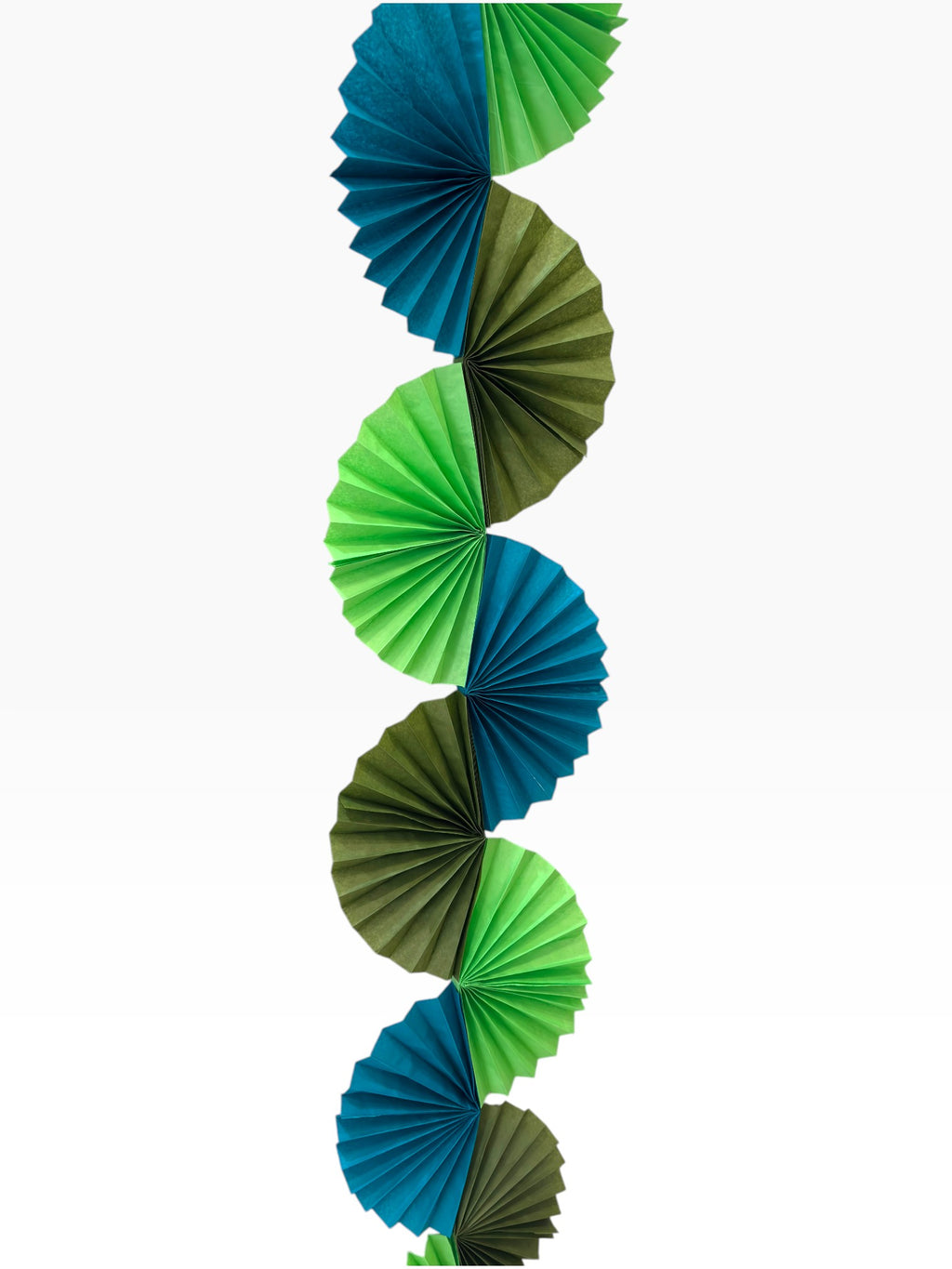 Colorwave Garland — Paper Fan Wall Hanging