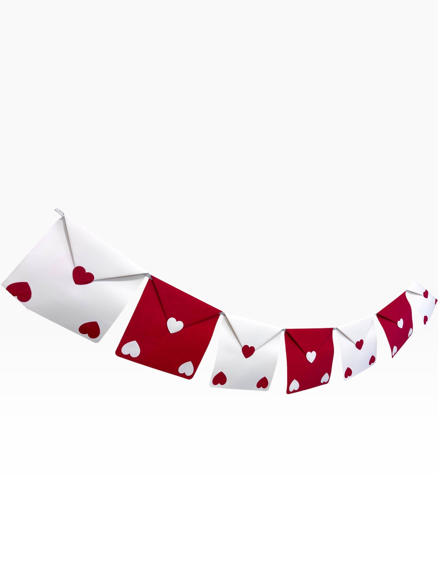 Love Letter Bunting — Envelope Heart Paper Banner
