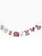 Farm Animal Garland — Watercolour Paper Bunting