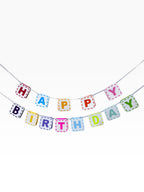 Happy Birthday Banner — Rainbow Paper Bunting