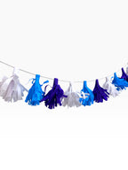Paper Tassel Garland — Tissue Paper Decor