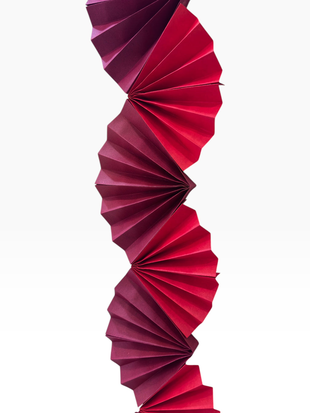 Colorwave Garland — Paper Fan Wall Hanging